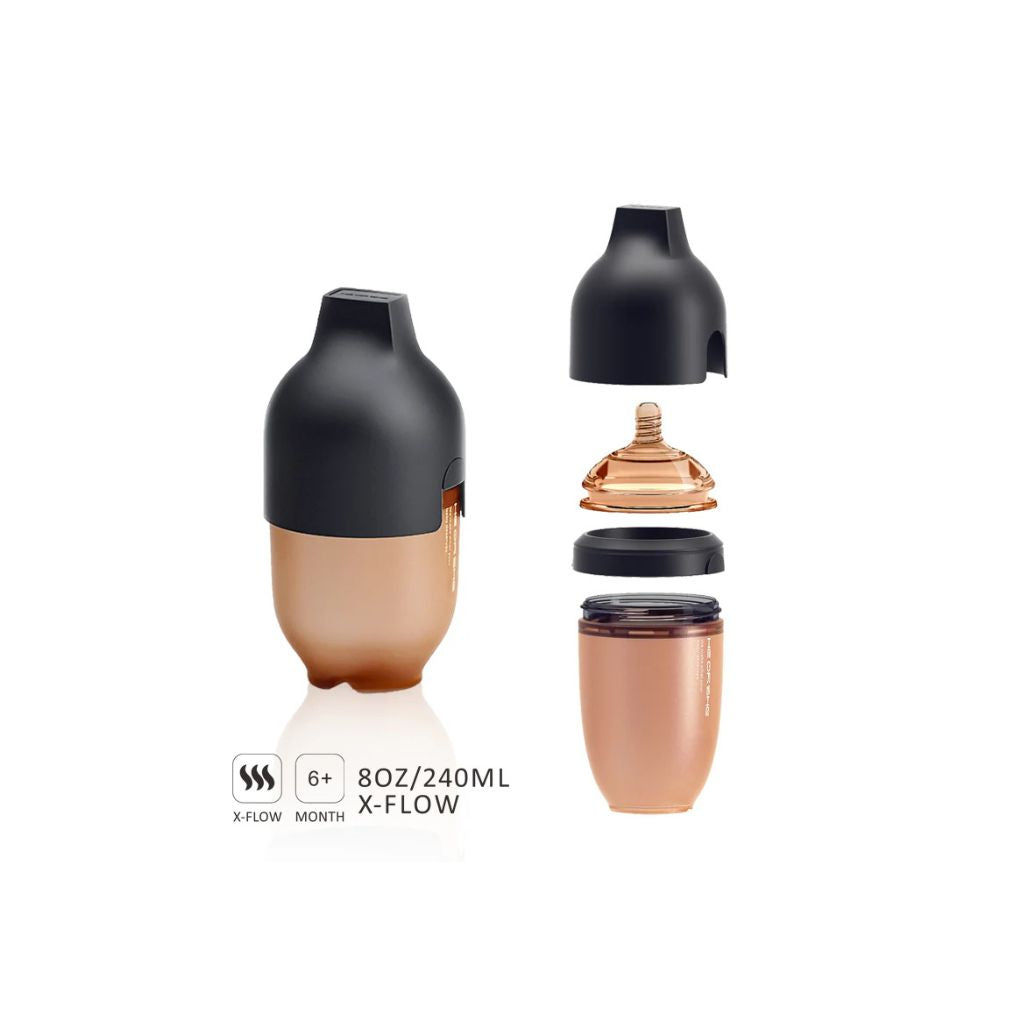 HEORSHE Ultra Wide Neck Baby Bottle 240ml