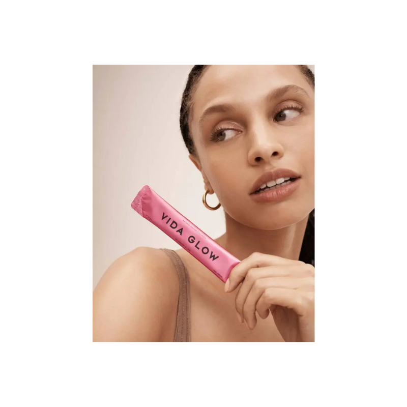 Vida Glow Natural Marine Collagen Sachets - Cranberry & Lime