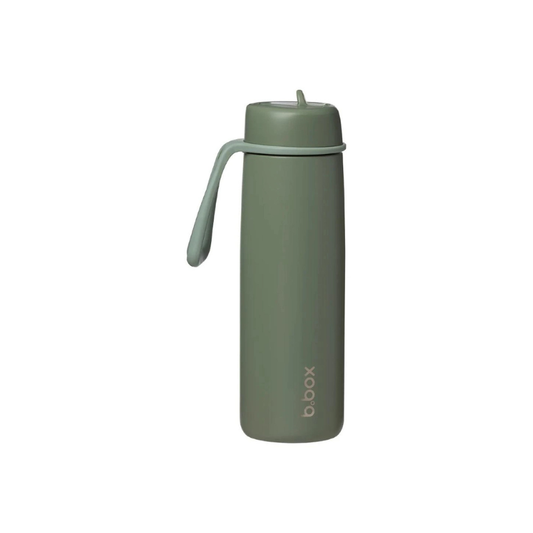 B.Box Insulated Flip Top Bottle Olive 690ml