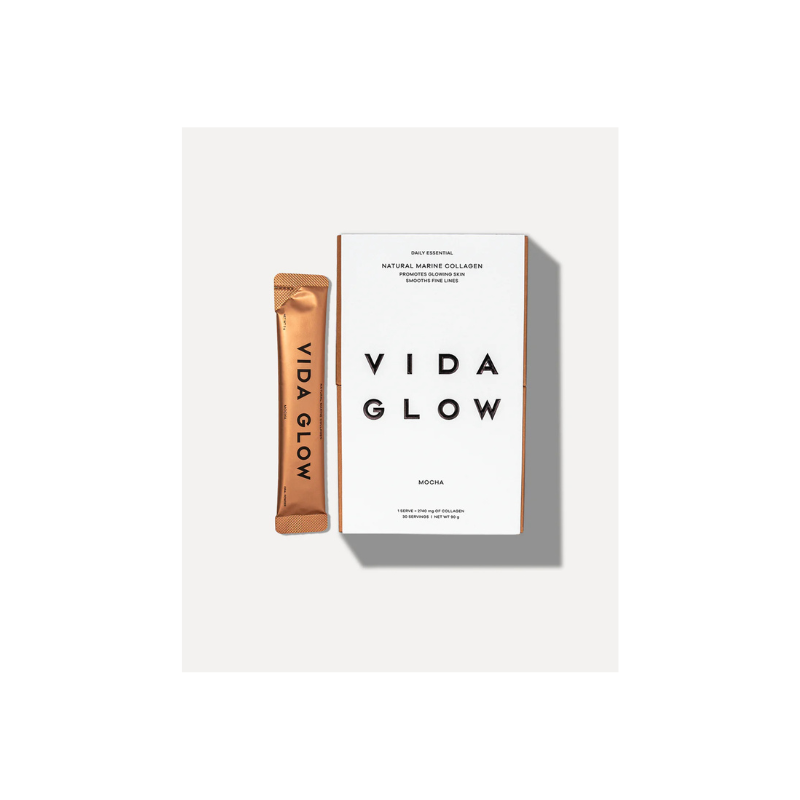 Vida Glow Natural Marine Collagen Sachets - Mocha