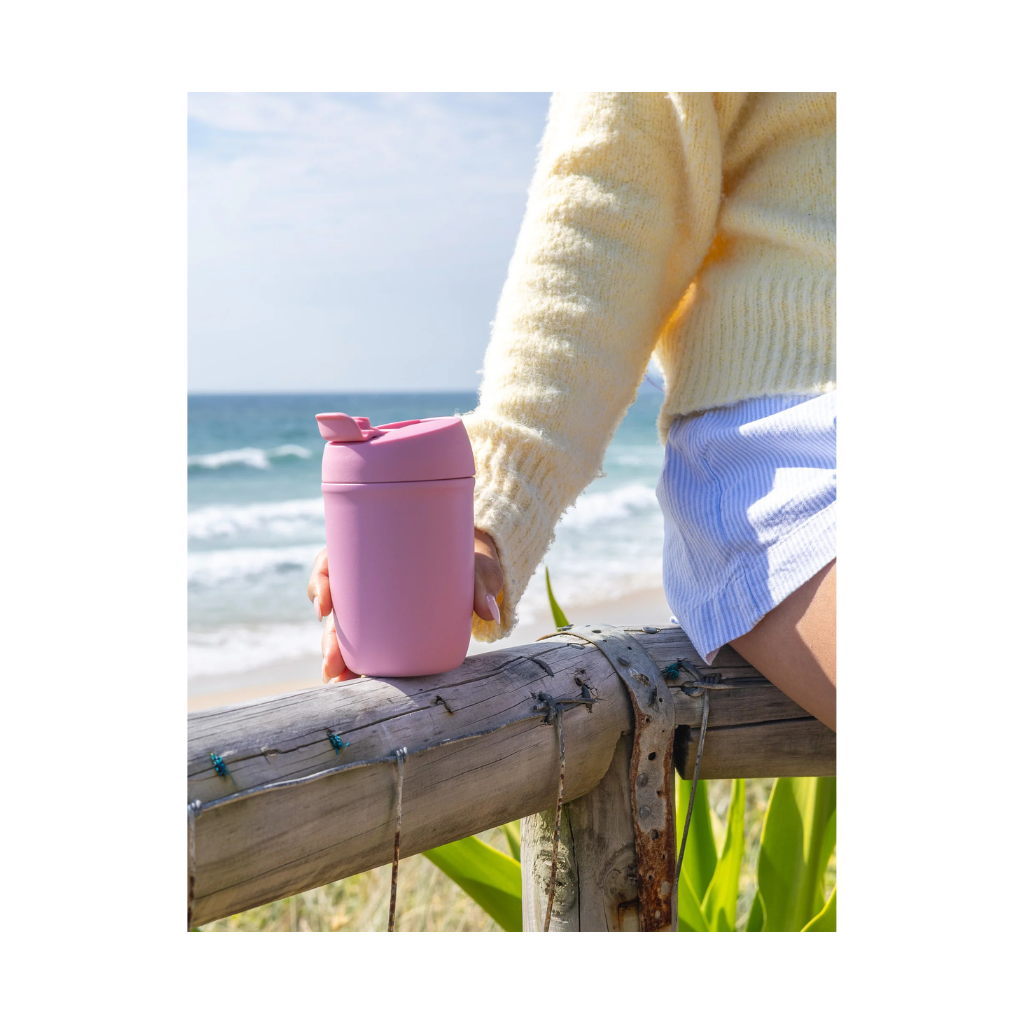 Montiico 380ml Travel Coffee Cup - Bubblegum