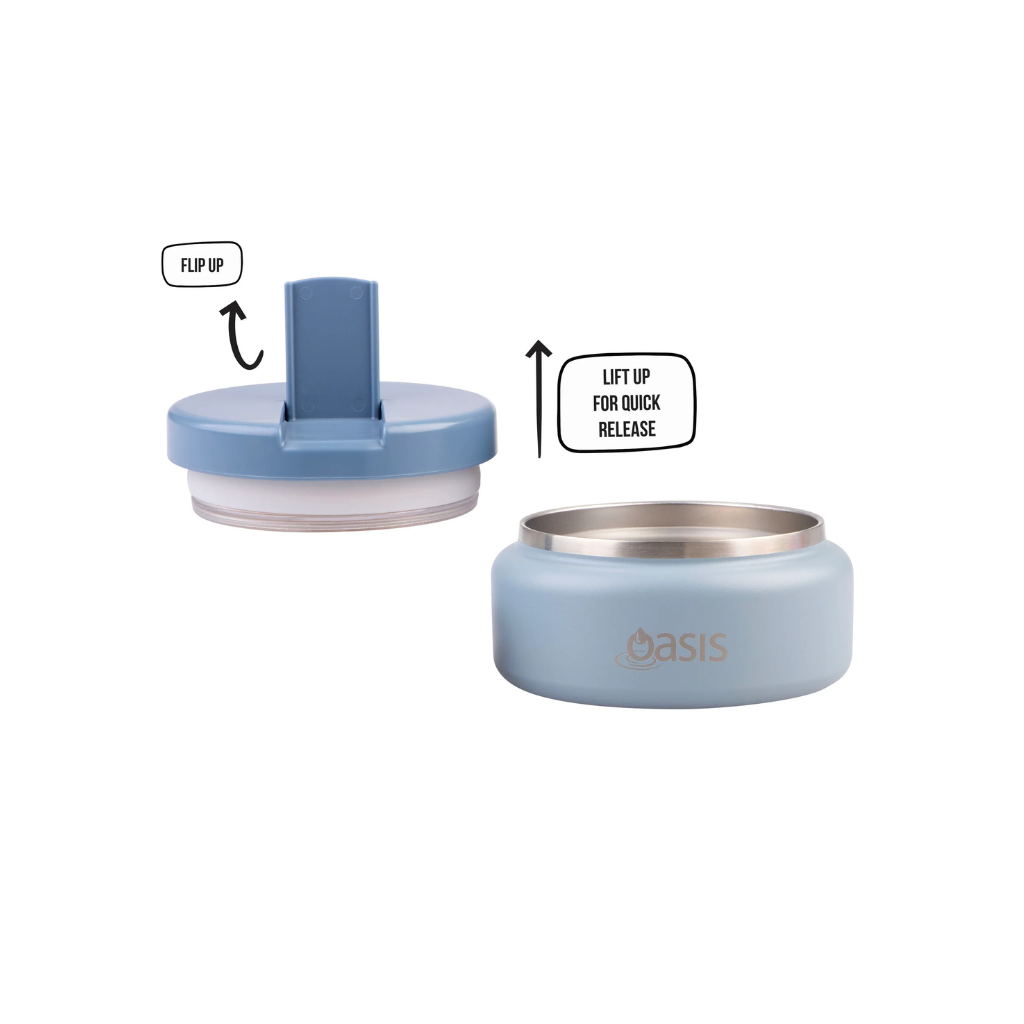 Oasis Food Flask - 230ml Hazy Blue