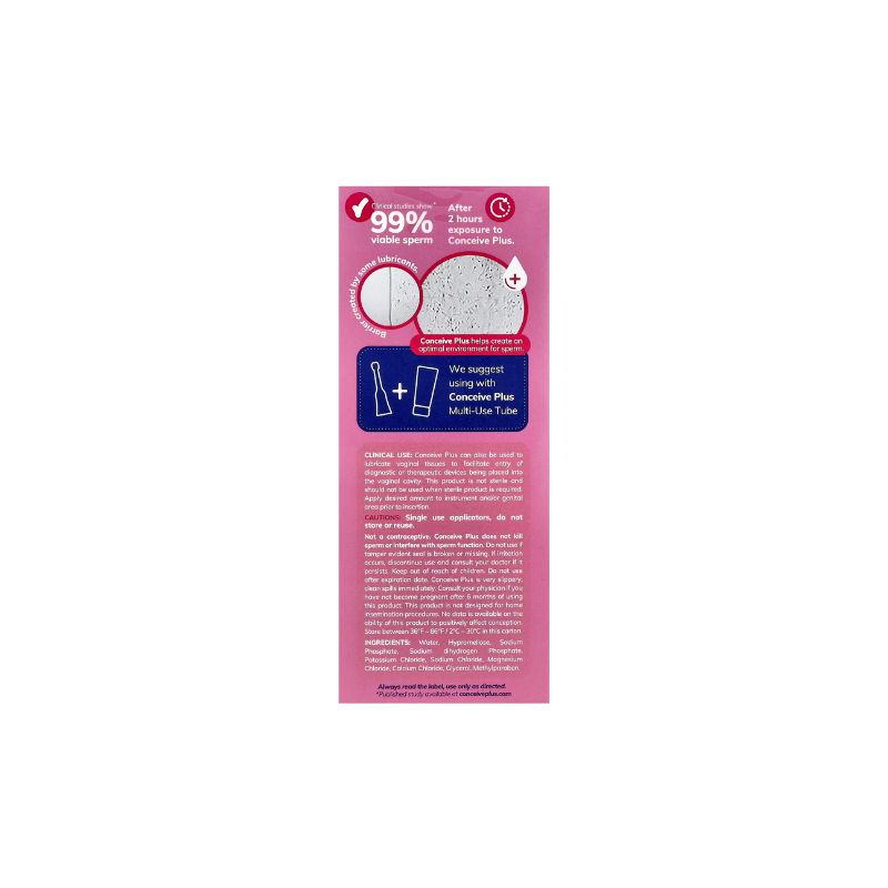 Conceive Plus Fertility Lubricant Applicators 8 x 4g