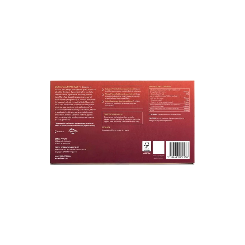 Eimele Calibrate Reds Sachets 30x2g