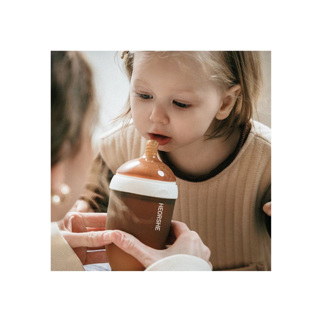 HEORSHE Ultra Wide Neck Baby Bottle 240ml