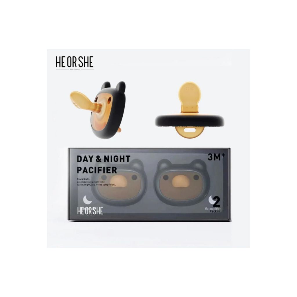 HEORSHE Day & Night Pacifier 3M+