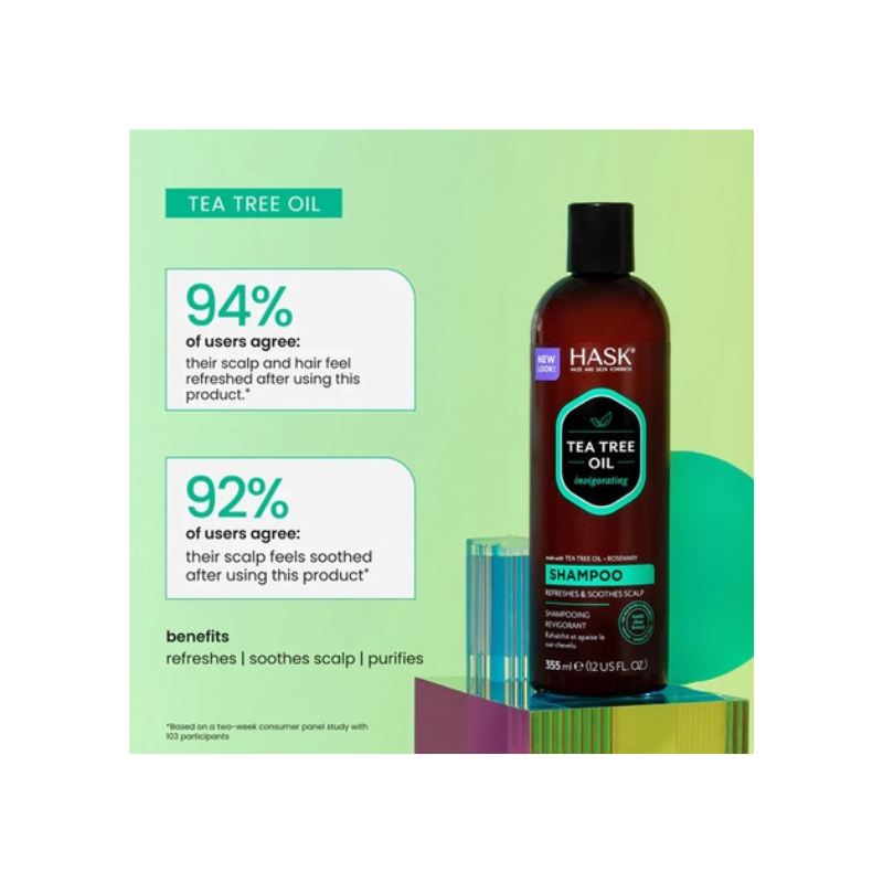 Hask Tea Tree Oil & Rosemary Invigorating Conditioner 355ml