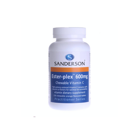Sanderson Ester-plex Vitamin C 600mg Orange Chewable 220 Tablets