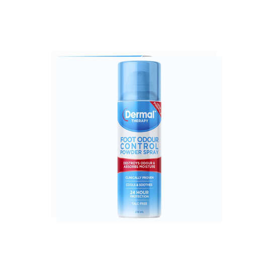 Dermal Therapy Foot Odour Control Powder Spray 210ml