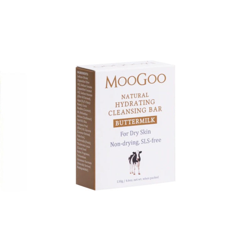 MooGoo Natural Hydrating Cleansing Bar - Buttermilk