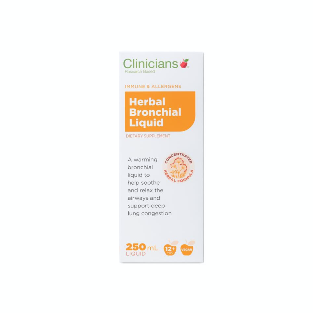 Clinicians Herbal Bronchial Liquid 250ml – Pharmville Pharmacy