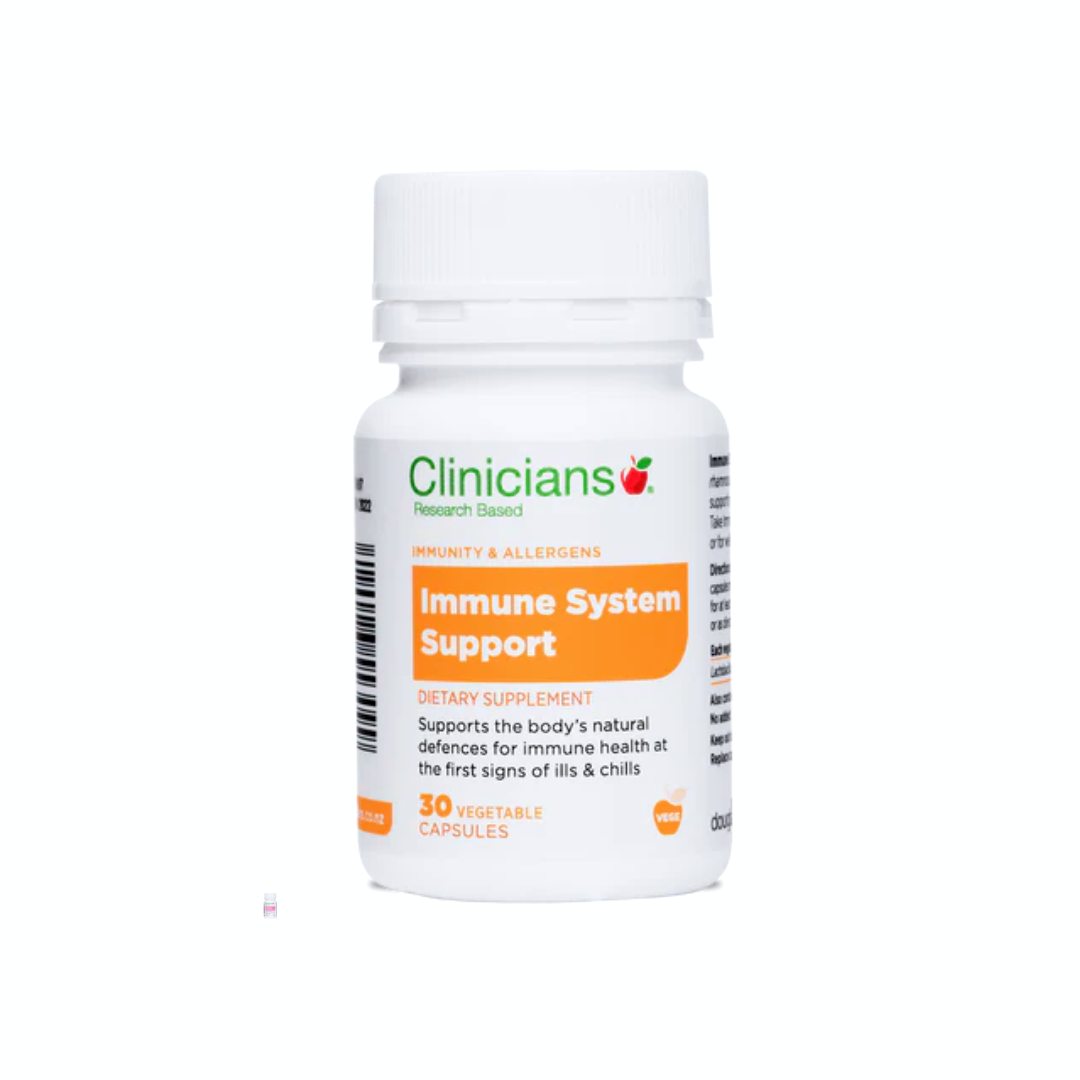 Clinicians Immune System Support 30 Vegetable Capsules
