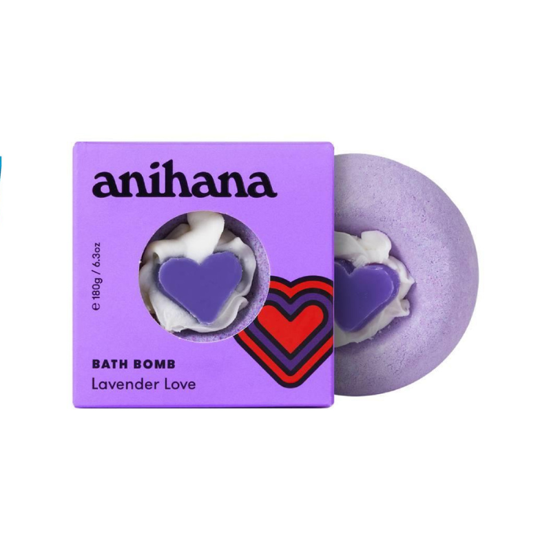 Anihana Bath Bomb Lavender Love 180g