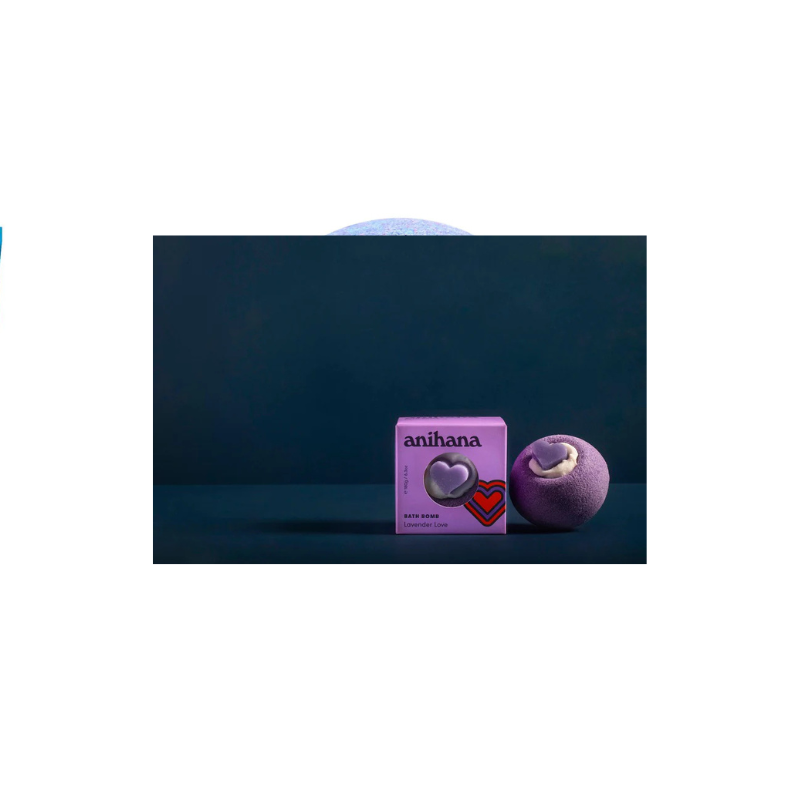 Anihana Bath Bomb Lavender Love 180g