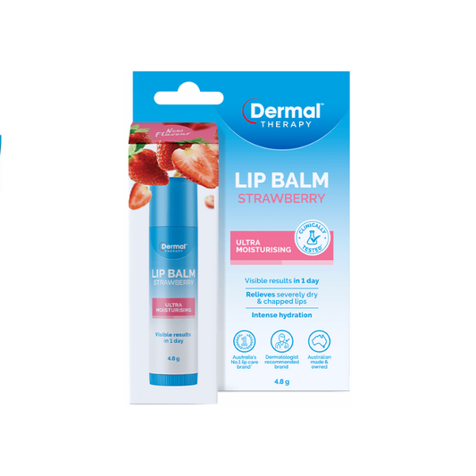 Dermal Therapy Lip Balm Strawberry Stick 4.8g
