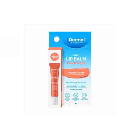 Dermal Therapy Tinted Lip Balm Peach Nude 8g