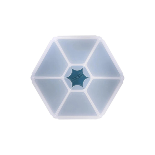 Melii Snackle Hexagon Snack Box Luxe Blue