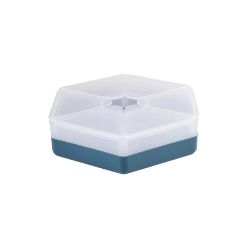 Melii Snackle Hexagon Snack Box Luxe Blue
