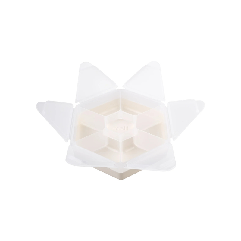 Melii Snackle Hexagon Snack Box Luxe Ivory