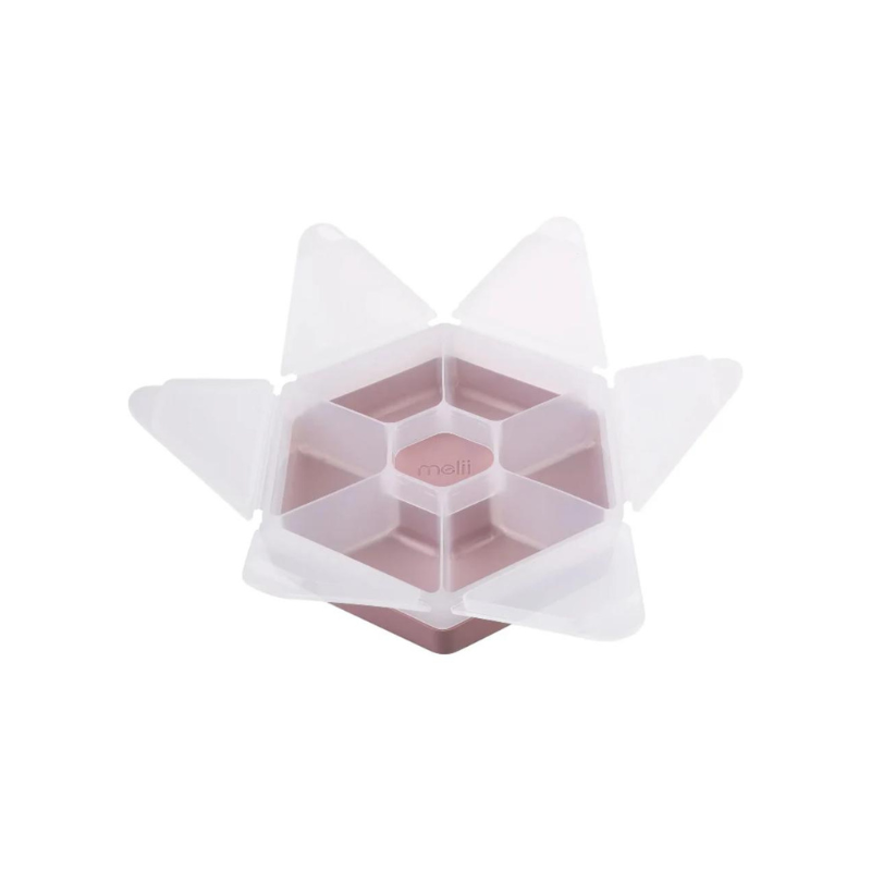 Melii Snackle Hexagon Snack Box Luxe Pink