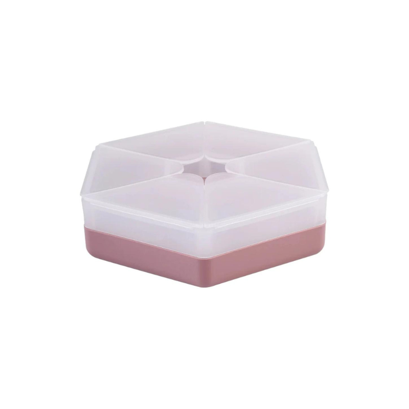 Melii Snackle Hexagon Snack Box Luxe Pink