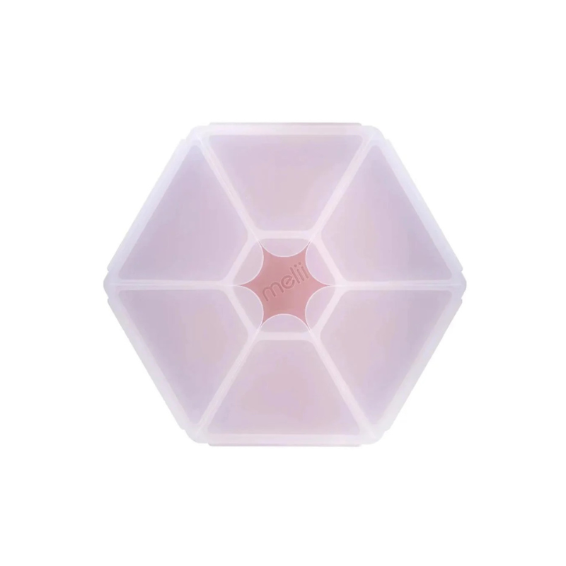 Melii Snackle Hexagon Snack Box Luxe Pink