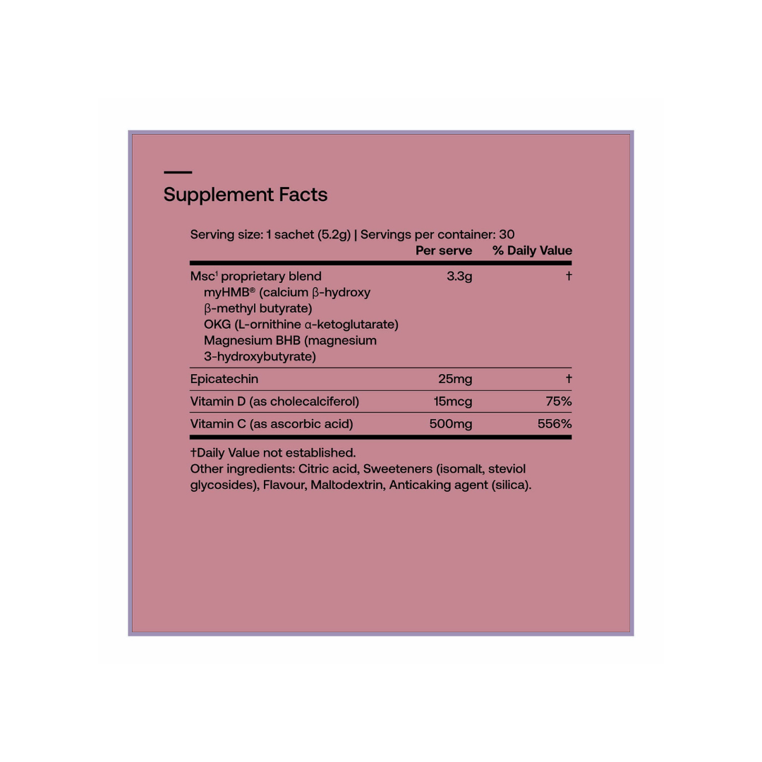 Msc¹ Body Composition Supplements - 30 Sachets