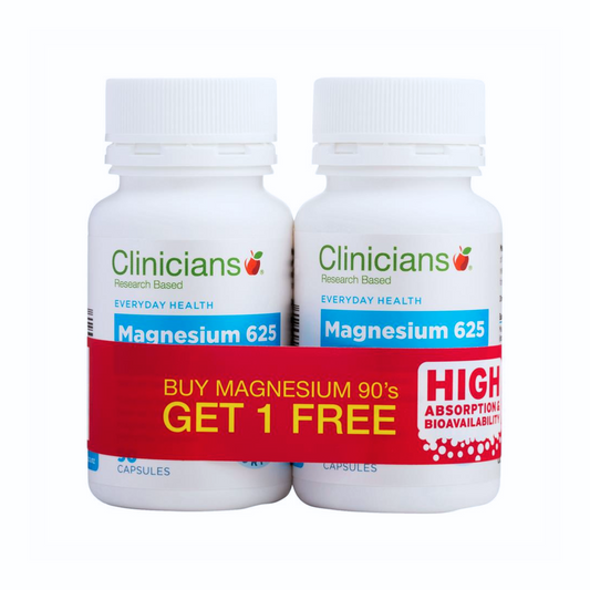 Clinicians Magnesium 180 Capsules (Bonus Pack)