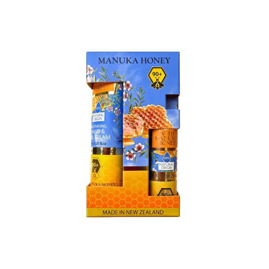 The Natural Land Vanilla Lip Balm and Hand Cream Set