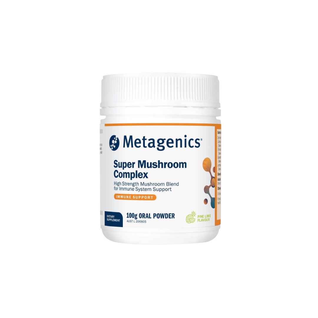 Metagenics Super Mushroom Complex Pine Lime 100g Powder
