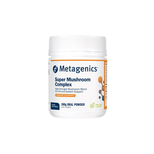 Metagenics Super Mushroom Complex Pine Lime 100g Powder