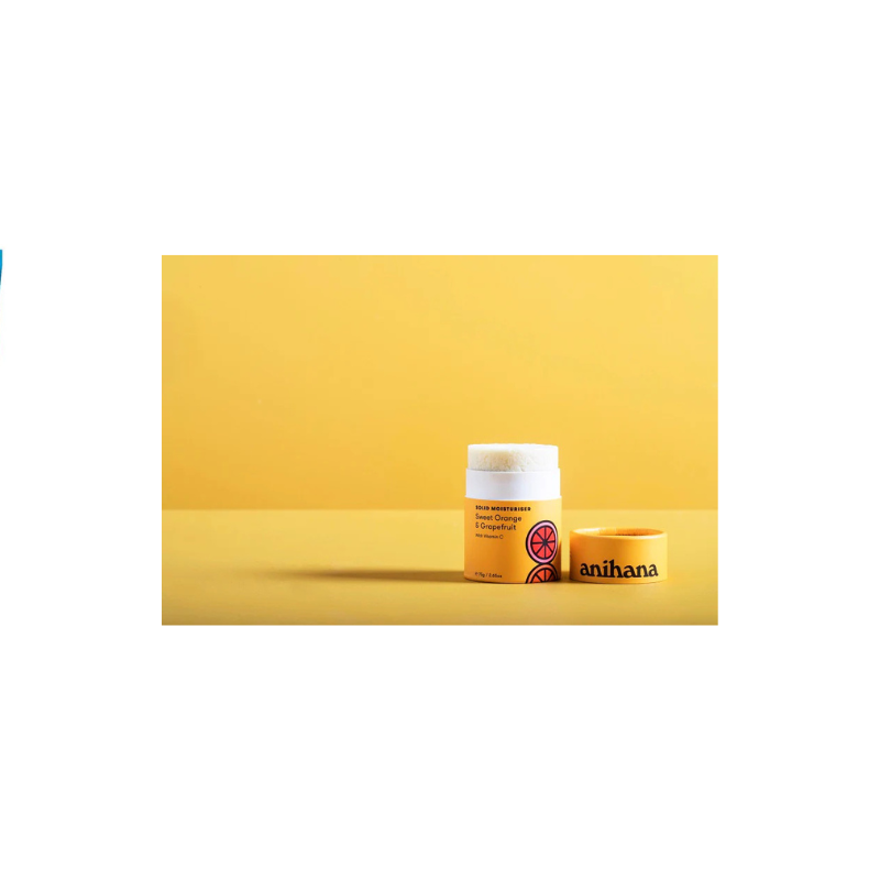 Anihana Solid Moisturiser Orange & Grapefruit 75g