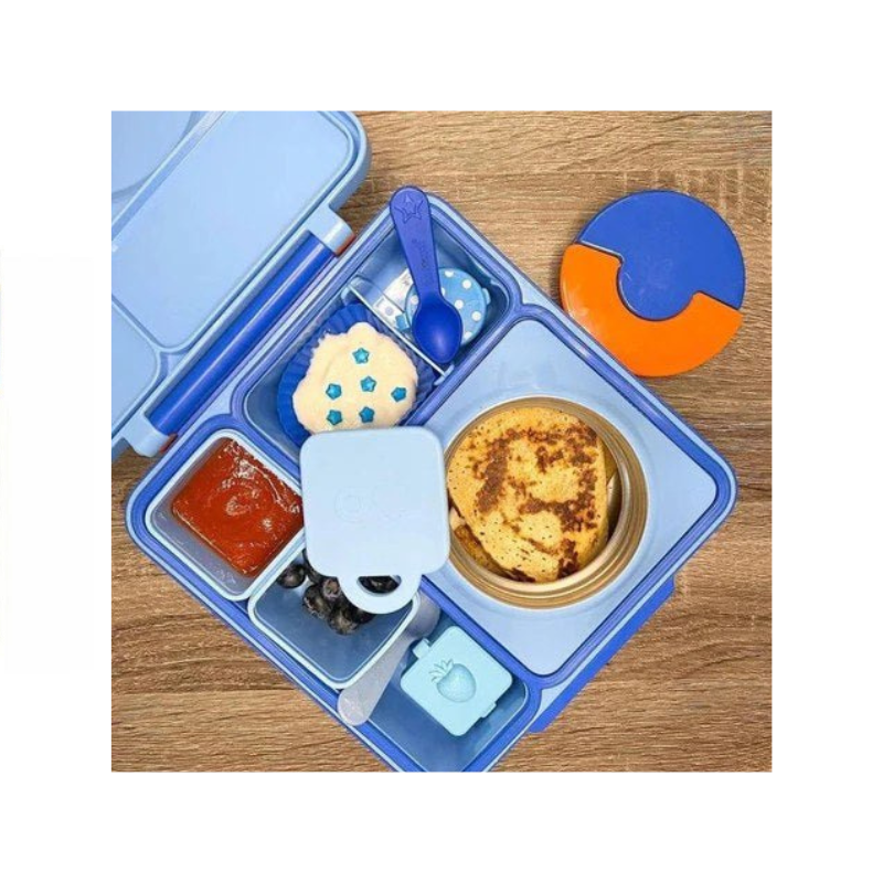 OmieBox Insulated Bento Lunch Box for Kids – Hot & Cold Lunchbox with Thermos