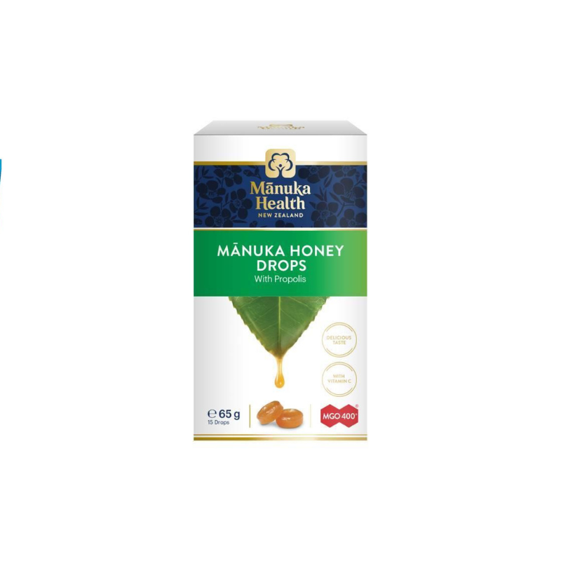 Manuka Health Manuka Honey Lozenge Drops Propolis 15 Pack 65g