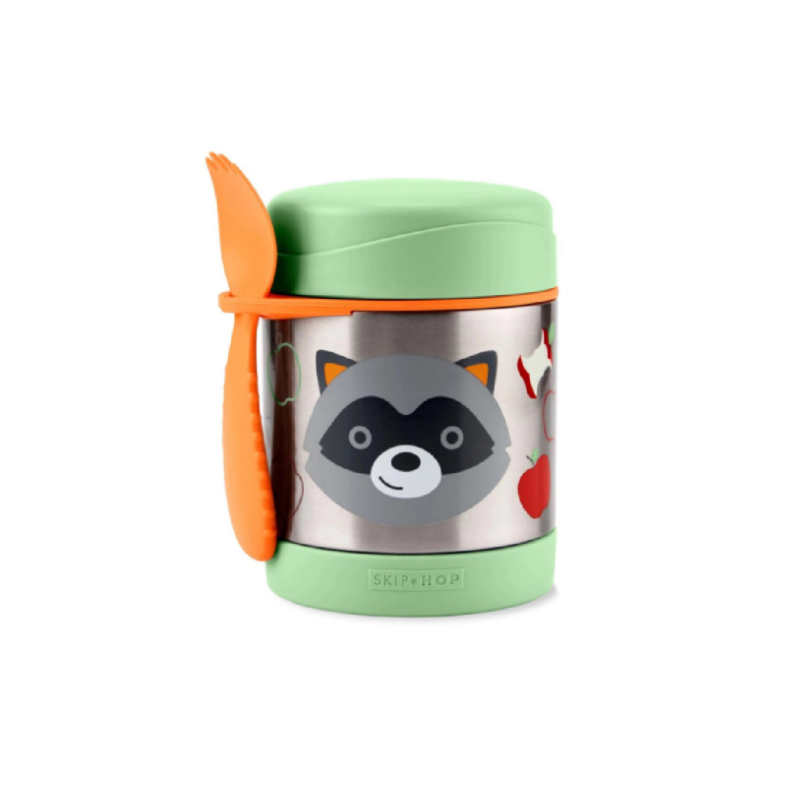 Skip Hop Zoo Insulated Food Jar - Racoon