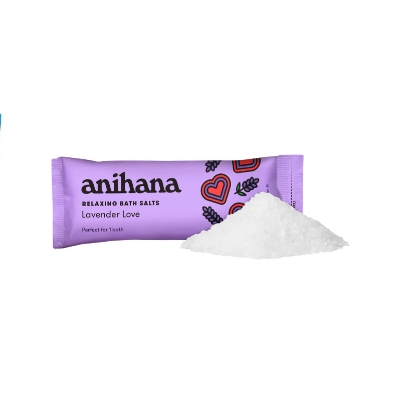 Anihana Bath Salts Relaxing Lavender Love 80g