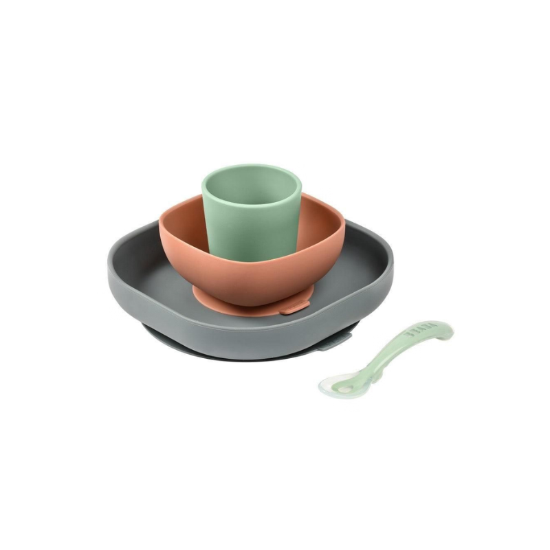 Beaba Silicone Meal Set with suction pad