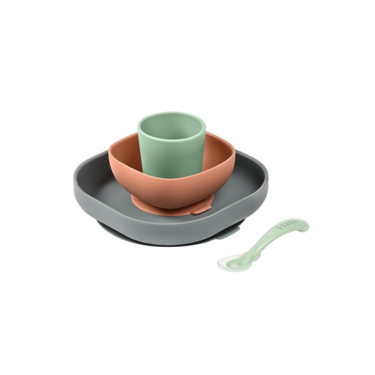 Beaba Silicone Meal Set with suction pad