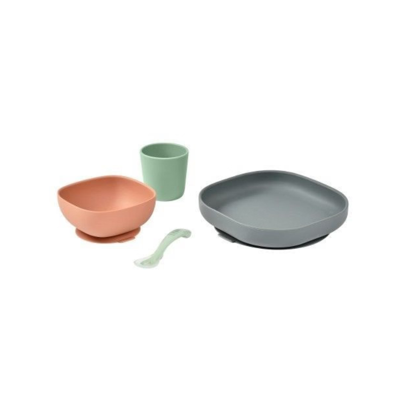 Beaba Silicone Meal Set with suction pad