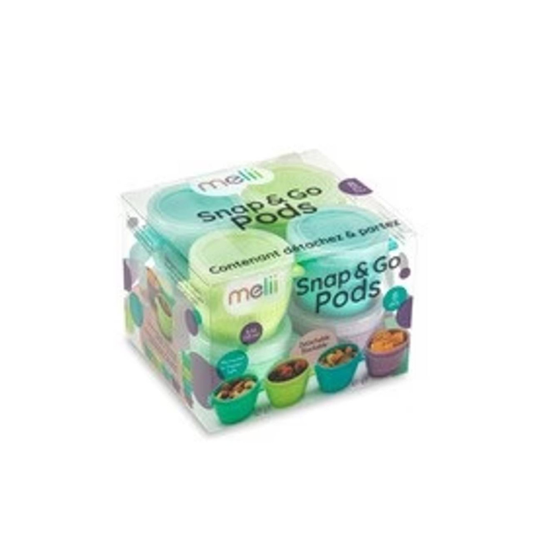 Melii Snap & Go Pods 4 Pack - Multicolour