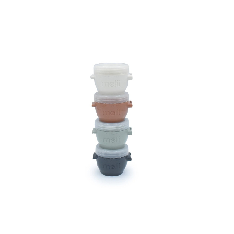 Melii Snap & Go Pods 4 Pack - 4 oz - Characters