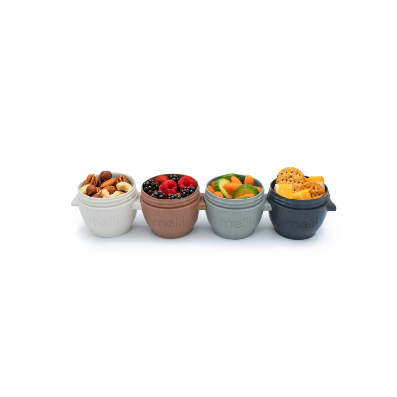 Melii Snap & Go Pods 4 Pack - 4 oz - Characters