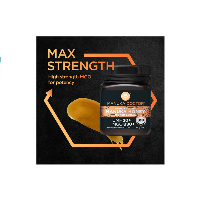 UMF 20+ Monofloral Manuka Honey 250g