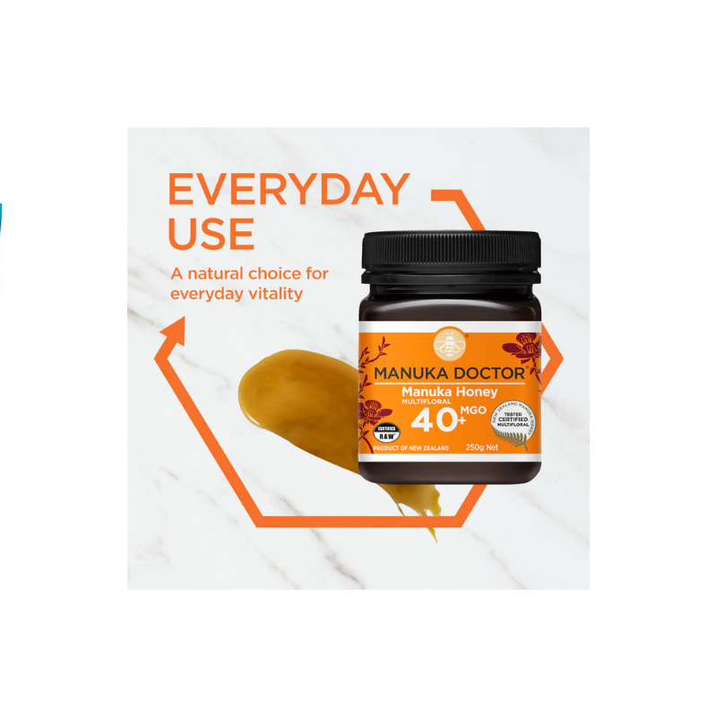 MGO 40+ Multifloral Manuka Honey 250g