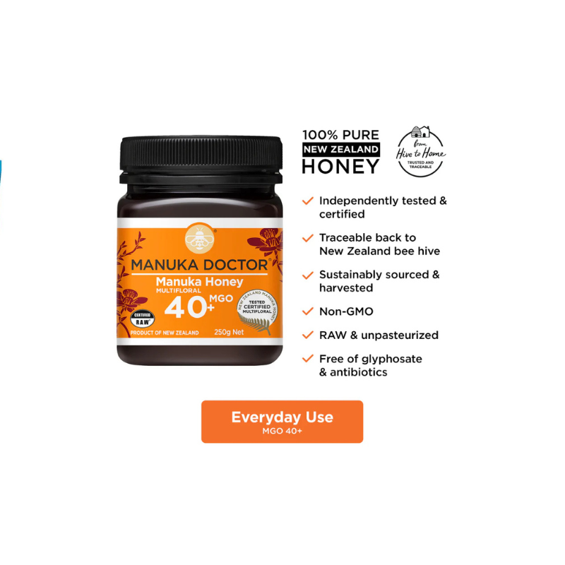 MGO 40+ Multifloral Manuka Honey 250g