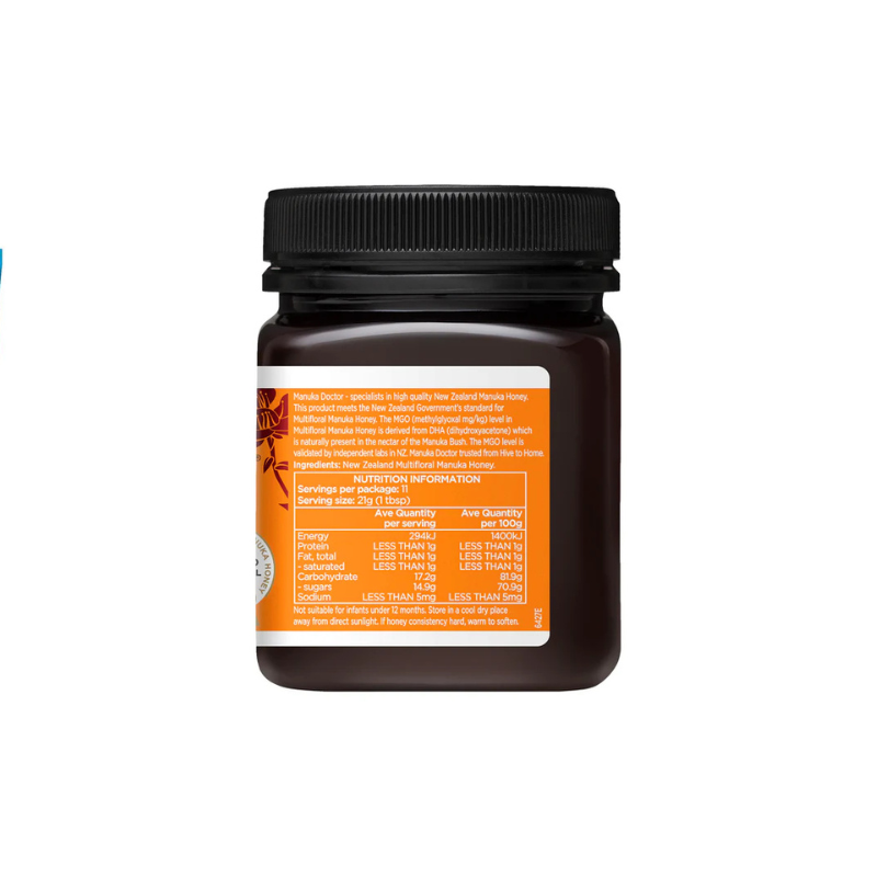 MGO 40+ Multifloral Manuka Honey 250g