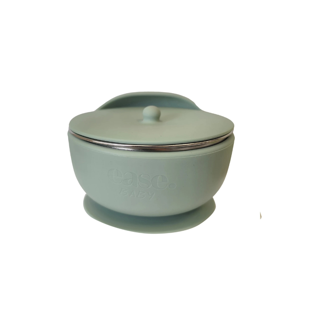 Ease.Baby Stainless Steel Suction Bowl with Lid