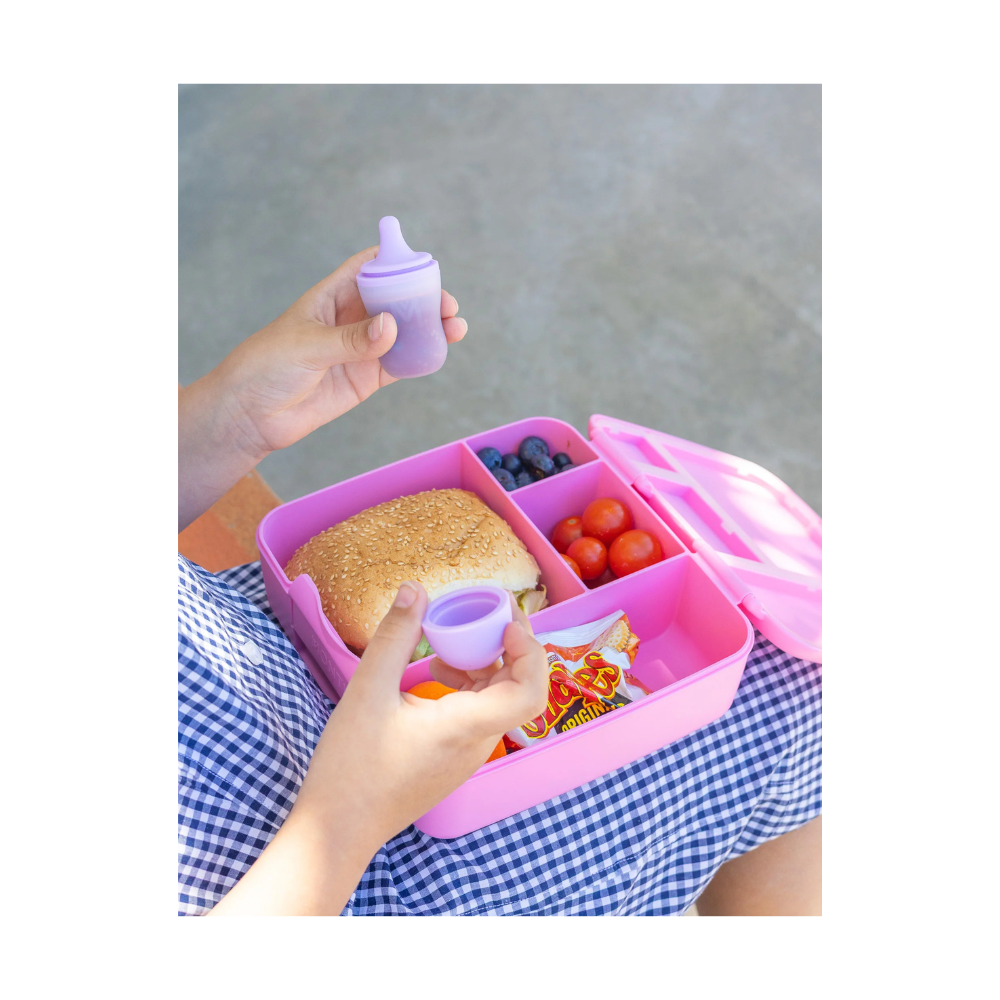 Montiico Silicone Sauce Bottle (2 Pack) - Floss/Lilac