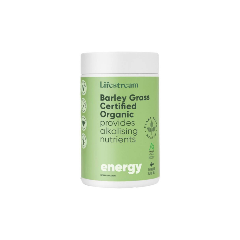 Lifestream Barley Grass Certified Organic 250g Powder