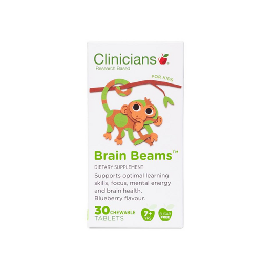 Clinicians Kids Brain Beams 30 Chewable Tablets